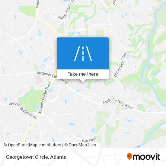 Georgetown Circle map