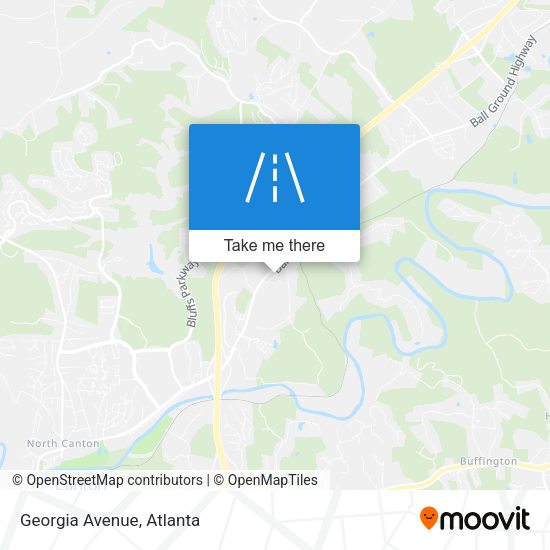 Mapa de Georgia Avenue