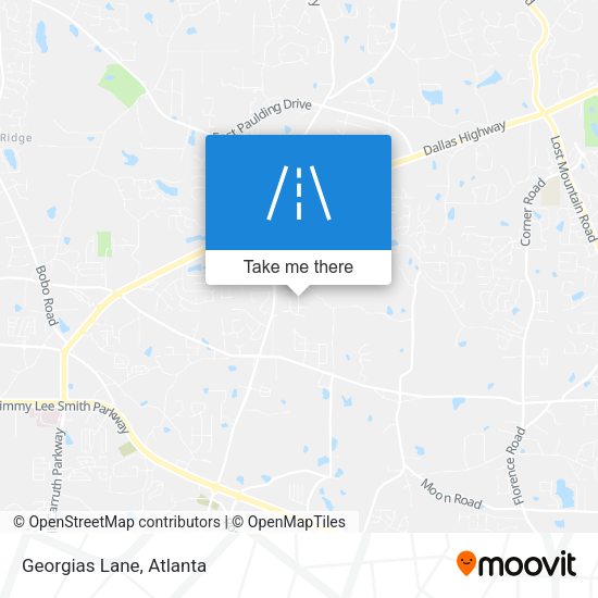 Mapa de Georgias Lane