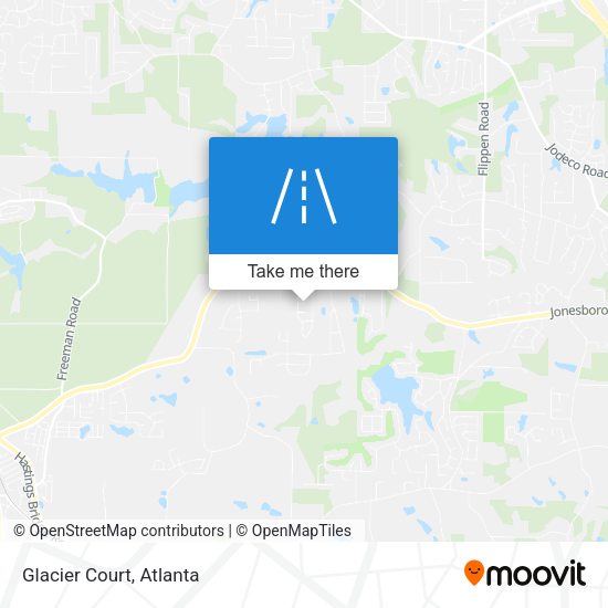 Mapa de Glacier Court