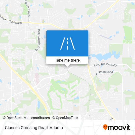 Mapa de Glasses Crossing Road