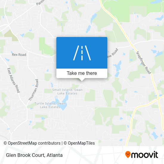 Mapa de Glen Brook Court