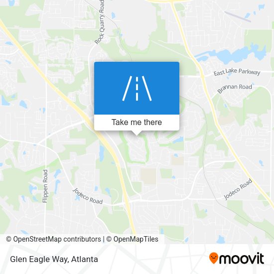 Mapa de Glen Eagle Way