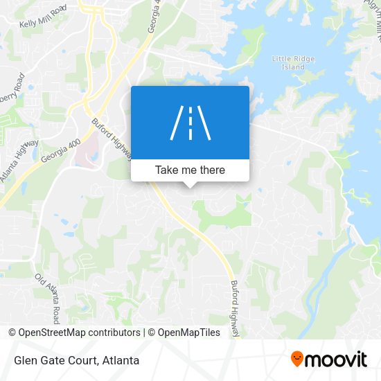 Mapa de Glen Gate Court