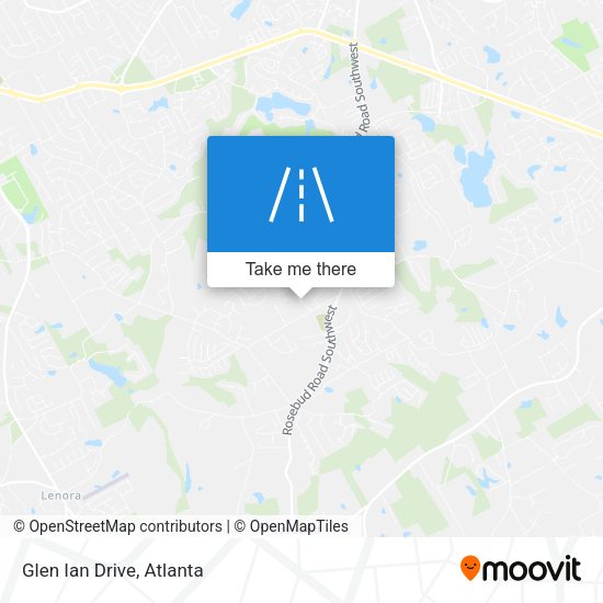 Mapa de Glen Ian Drive