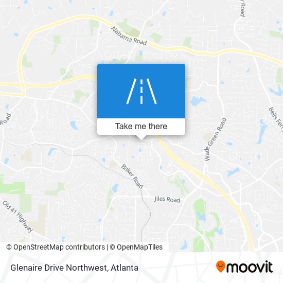 Mapa de Glenaire Drive Northwest