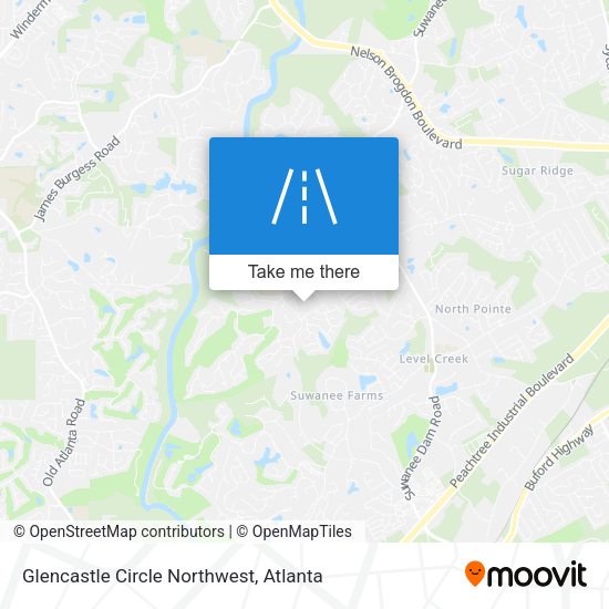 Glencastle Circle Northwest map