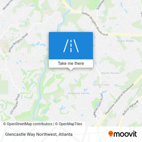Glencastle Way Northwest map