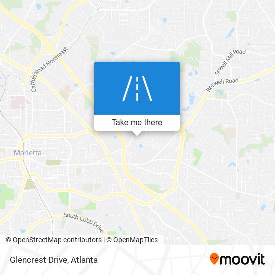 Glencrest Drive map