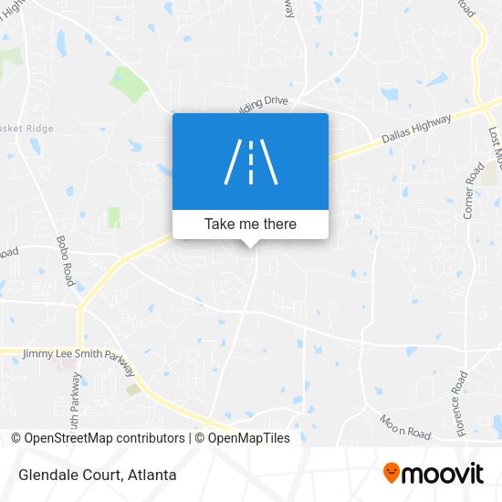 Mapa de Glendale Court