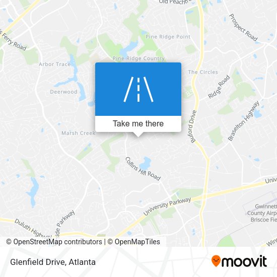 Mapa de Glenfield Drive