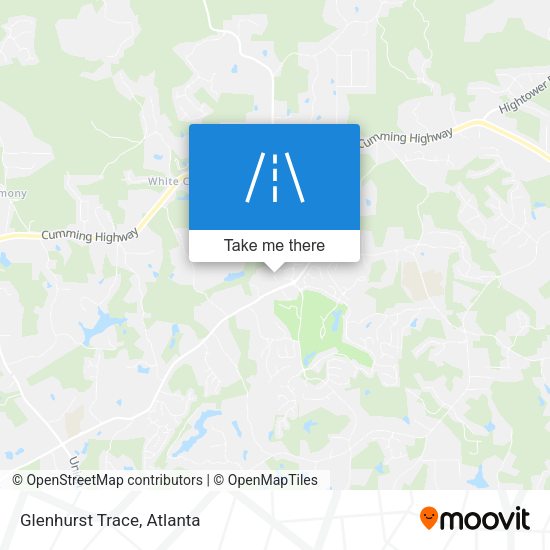 Mapa de Glenhurst Trace