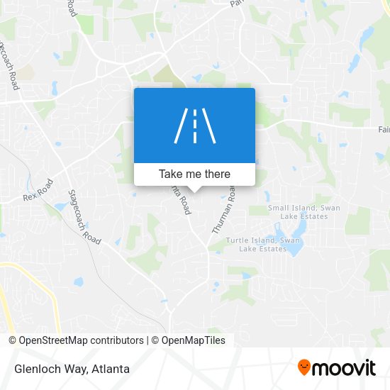 Mapa de Glenloch Way