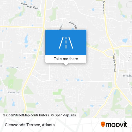 Mapa de Glenwoods Terrace