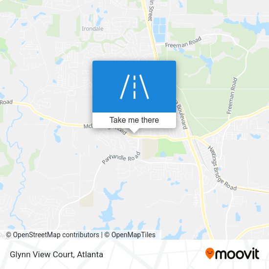 Mapa de Glynn View Court