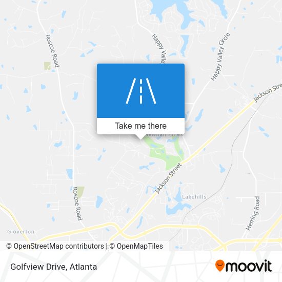 Golfview Drive map