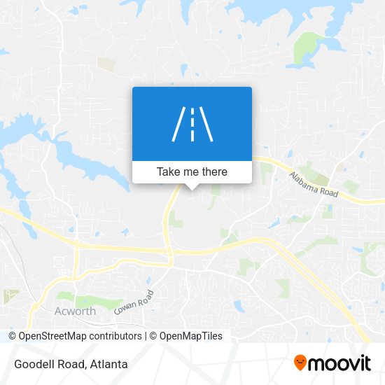 Mapa de Goodell Road