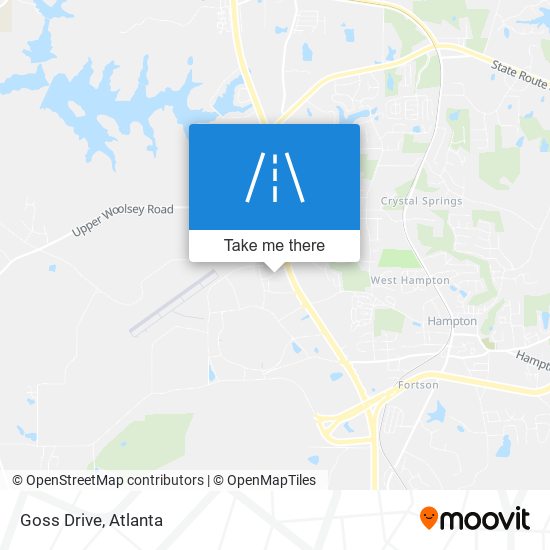 Goss Drive map