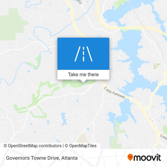 Mapa de Governors Towne Drive