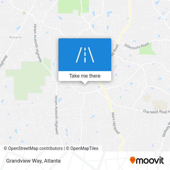 Grandview Way map