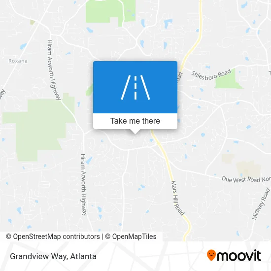 Grandview Way map
