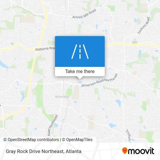 Gray Rock Drive Northeast map