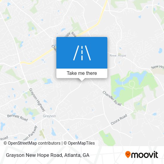 Grayson New Hope Road map