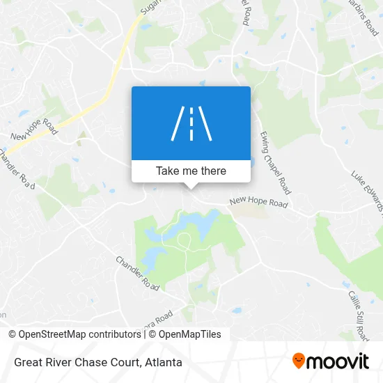 Great River Chase Court map