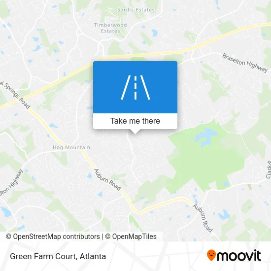 Green Farm Court map