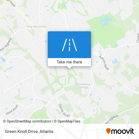 Mapa de Green Knoll Drive