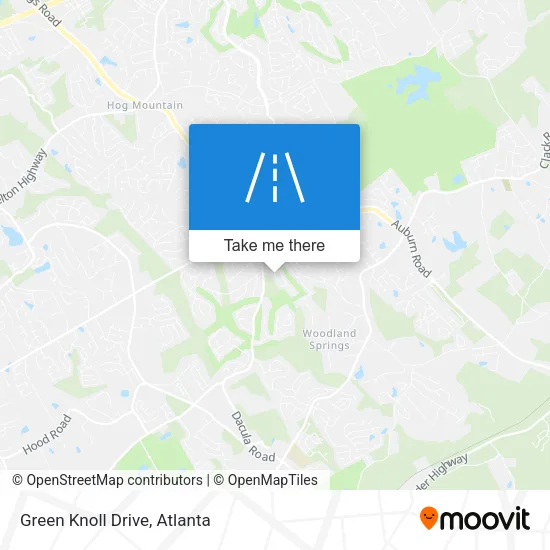 Green Knoll Drive map