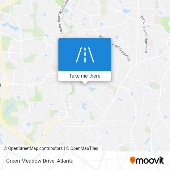 Mapa de Green Meadow Drive