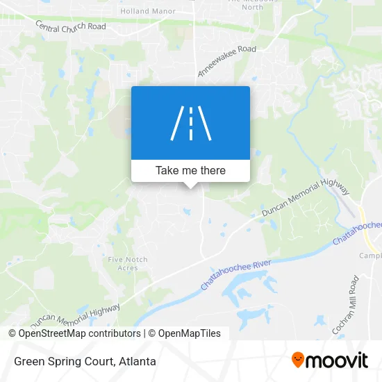 Green Spring Court map