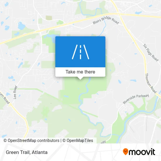 Green Trail map