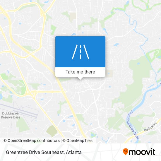 Mapa de Greentree Drive Southeast