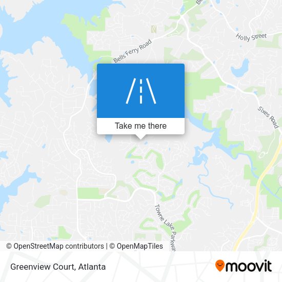 Mapa de Greenview Court