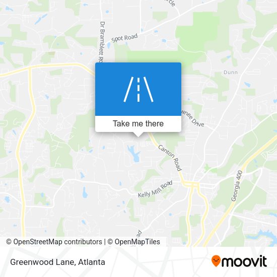 Mapa de Greenwood Lane