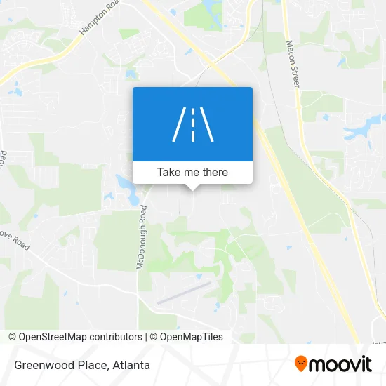 Greenwood Place map