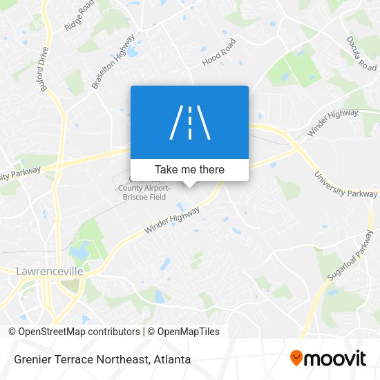 Mapa de Grenier Terrace Northeast