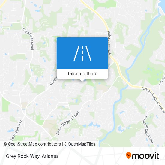 Grey Rock Way map