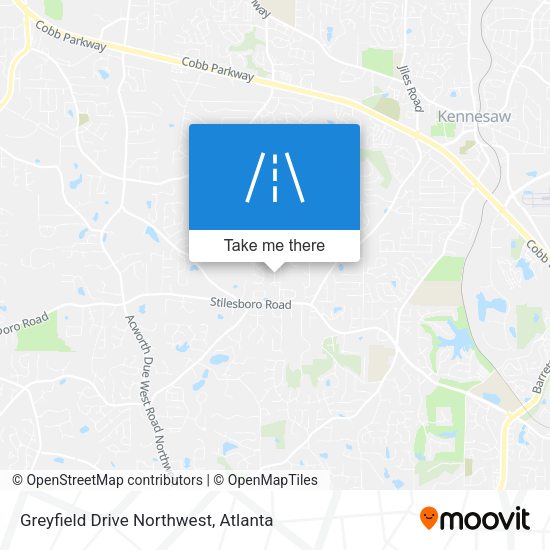 Mapa de Greyfield Drive Northwest