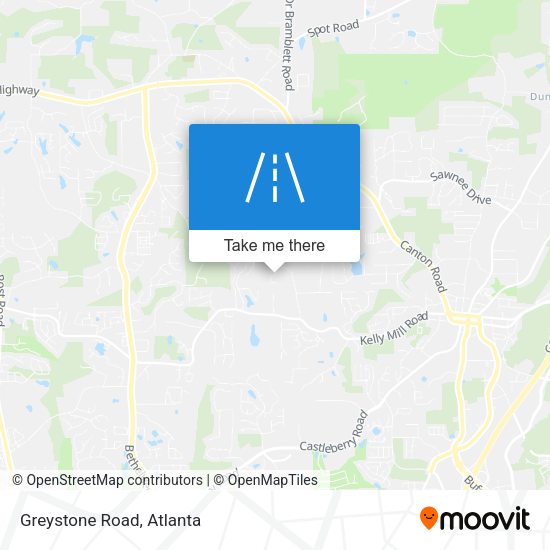 Mapa de Greystone Road