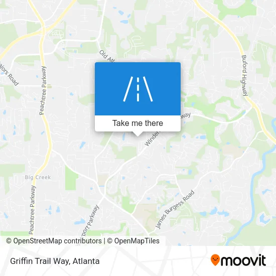 Griffin Trail Way map
