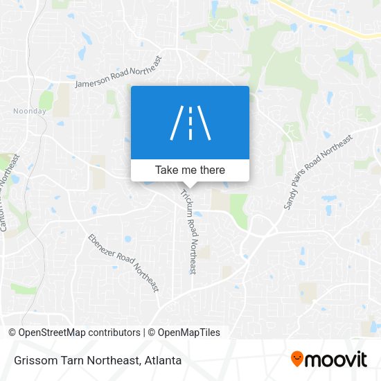 Mapa de Grissom Tarn Northeast