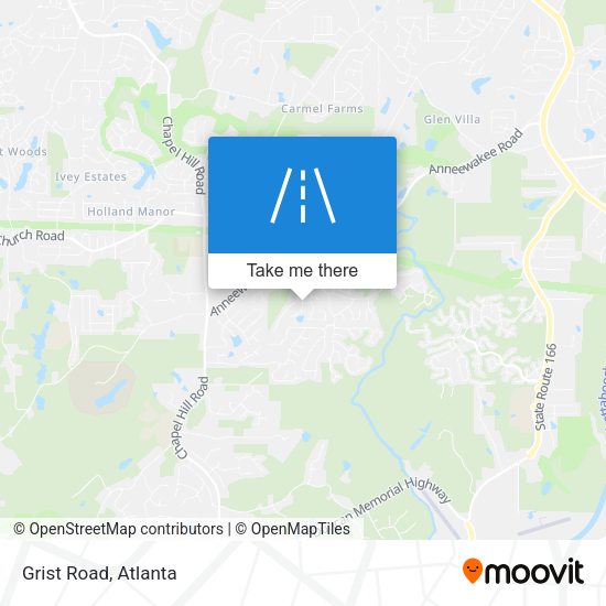 Mapa de Grist Road