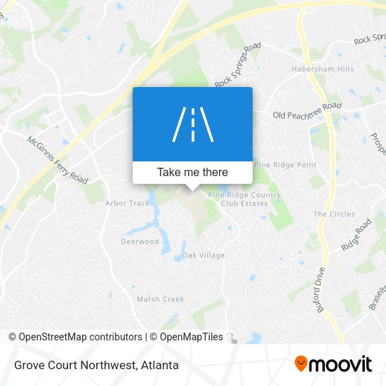 Grove Court Northwest map