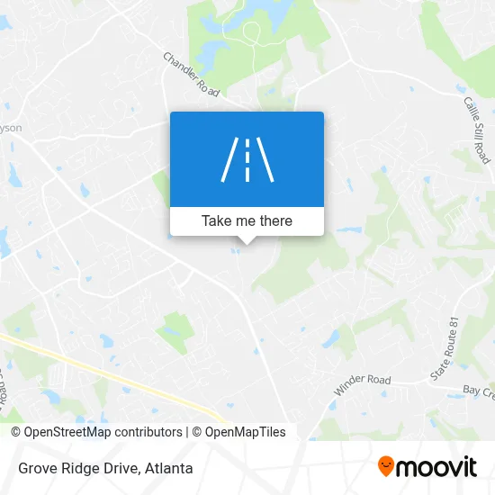 Grove Ridge Drive map