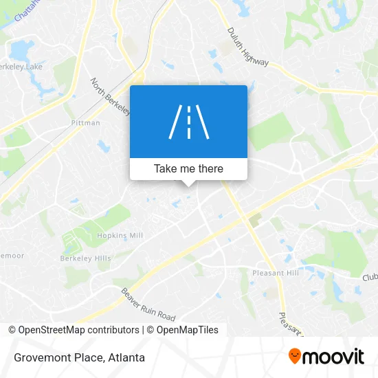 Grovemont Place map