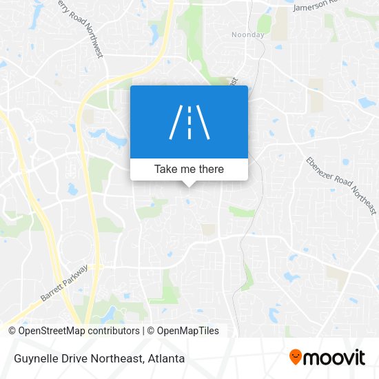 Mapa de Guynelle Drive Northeast