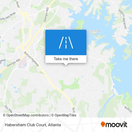 Habersham Club Court map